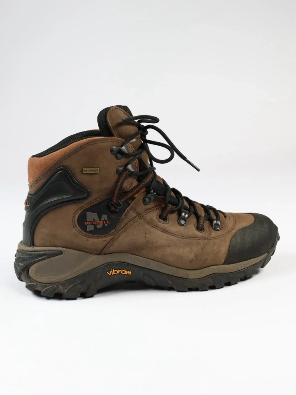 Merrell Men’s Phaser Peak Waterproof Dark Brown Hiking Boots 11.5